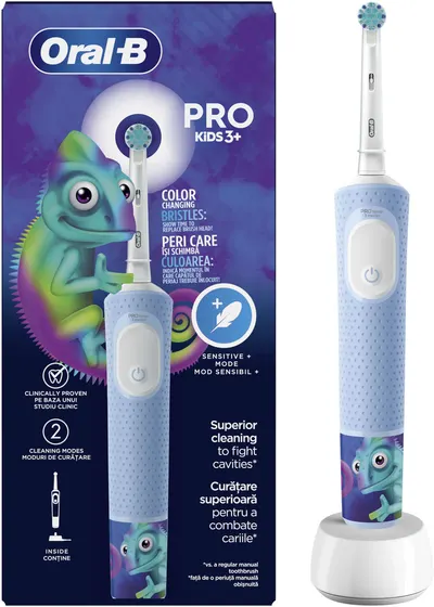 Oral-B Periuță de dinți electrică - Chameleon Pro, 1 cap, alb/albastru