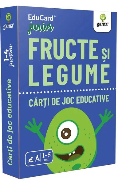 Fructe şi legume. EduCard Junior - Board book - ***
