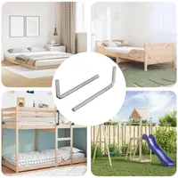 vidaXL Cheie Hexagonală 2 buc. Argintiu 22 x 66 mm Oțel