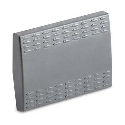 Tasta intrerupator, simpla, 3 module, argintie