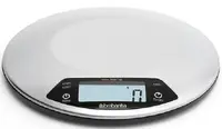 Cântar de bucătărie Brabantia - Profile Matt Steel, 5 kg, gri