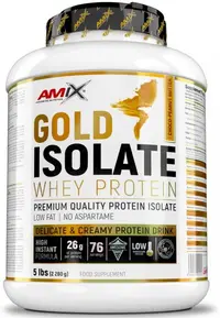 Gold Isolate Whey Protein, ciocolată și unt de arahide, 2.28 kg, Amix