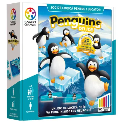 Joc de logica cu 100 de provocari, Smart Games, Penguins On Ice
