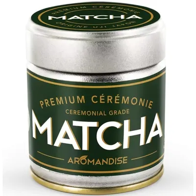 Ceai matcha premium grad ceremonial, bio, 30g, Aromandise