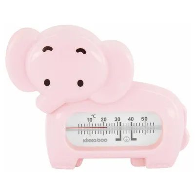Termometru pentru baie Kikka Elephant Pink