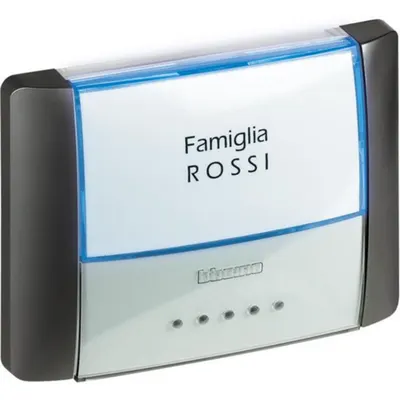 idrobox - buton eticheta IP55 antracit