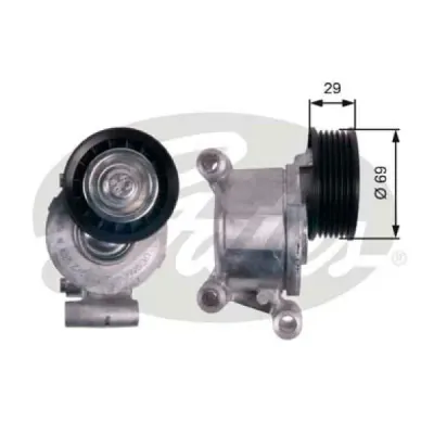 rola intinzator, curea transmisie GATES T38318