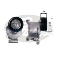 rola intinzator, curea transmisie GATES T38318