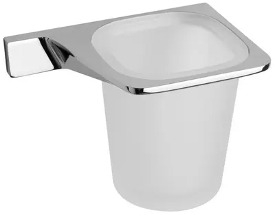 Suport pentru periuță de dinți Inter Ceramic - Briana, argintiu