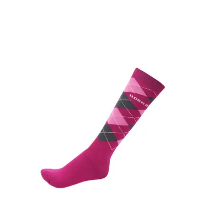 Horka Paardrijsokken - Fucsia