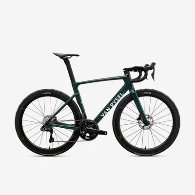 Bicicletă șosea Shimano Ultegra Di2 2x12v senzor de putere RCR PRO Verde abis
