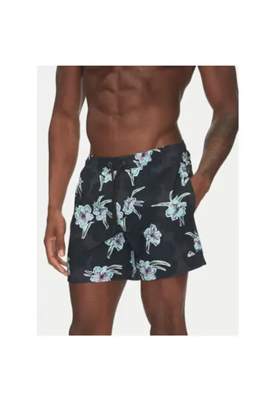 Pantaloni scurti de baie pentru barbati - Negru