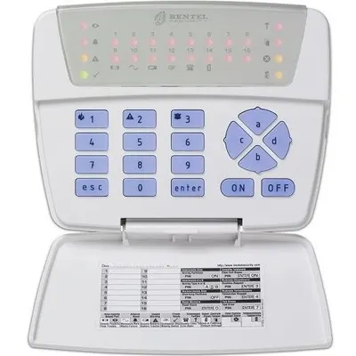 Tastatura LED, 16 zone Bentel CLASSIKA LED