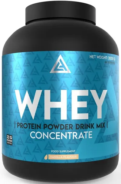 Whey Protein Concentrate, vanilie, 2000 g, Lazar Angelov Nutrition