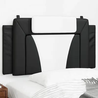 vidaXL Pernă pentru tăblie pat, Viana, negru și alb, 100cm, piele artificială