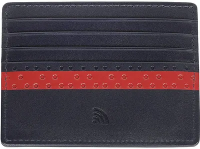 Husă pentru carduri Zippo Navy Blue - Orizontală