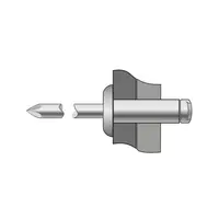 Pop-nituri Standard Cap Bombat Aluminiu Otel-2.4 X 6