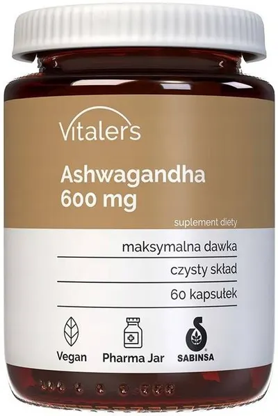 Vitaler's Ashwagandha, 600 mg, 60 capsule