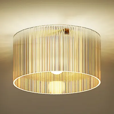 HOMCOM Plafonier LED 40W cu bază E27 modern pentru sufragerie, hol, sufragerie, bucătărie, transparent | Aosom Romania