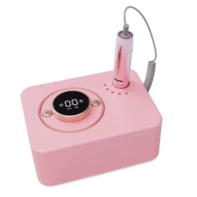 Freza Electrica Reincarcabila BQ-107 Roz, 35.000 RPM, 50W