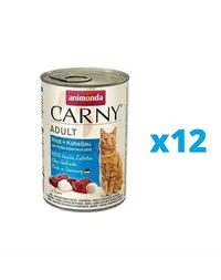 ANIMONDA Carny vita, cod, pastarnac pachete hrana umeda pisica 12 x 400 g