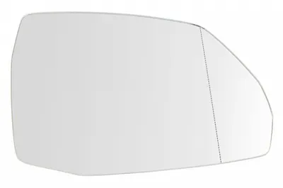 Sticla oglinda dreapta asferic, incalzita, crom AUDI Q7 dupa 2015