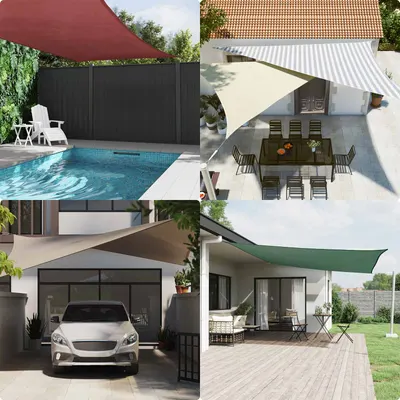 vidaXL Pânză de umbră 5 x 5 x 5 m 100% poliester Oxford Triunghiular
