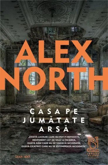 Casa pe jumătate arsă