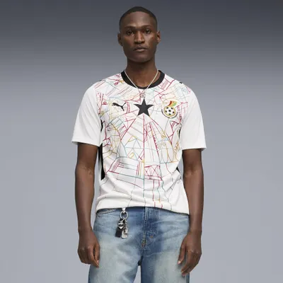 Tricou fotbal bărbați grafică mapă, 2026 Heimtrikot, alb PUMA