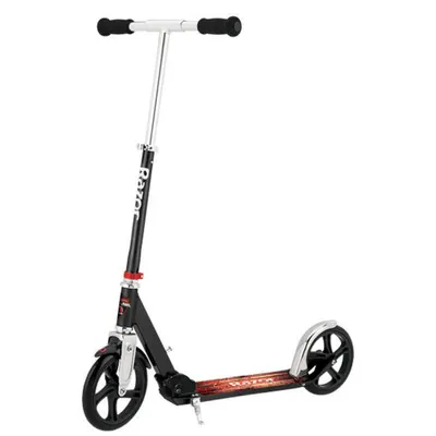 Trotineta pliabila roti mari adulti si copii 8+ ani Razor A5 Lux Negru