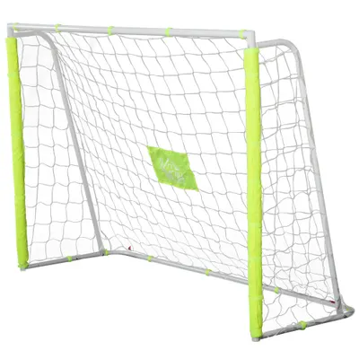 Poartă de fotbal HOMCOM pentru adulți/copii cu țintă și stâlpi, material Oxford