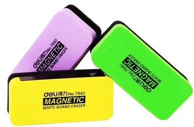 Burete magnetic pentru tablă albă Deli Universal - E7840, asortiment