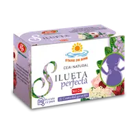 Ceai Silueta perfecta - controlul greutatii, 20 plicuri, Fares