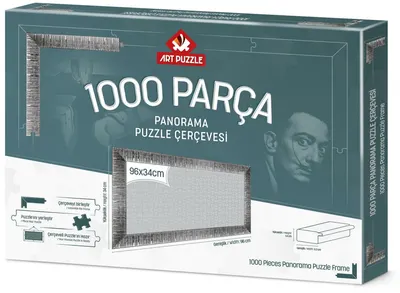 Rama pentru puzzle panoramic Art Puzzle - Argintiu, pentru 1000 piese