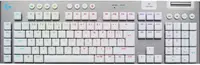 Tastatură mecanică Logitech - G915 X Lightspeed Low-Profile, fără fir , Tactile, RGB, alb