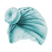 Turban pentru Fetite cu Coc - Verde