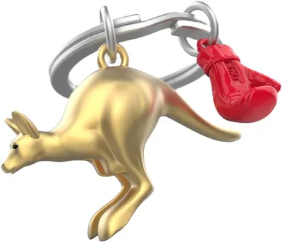 Breloc Metalmorphose - Kangaroo with boxing glove