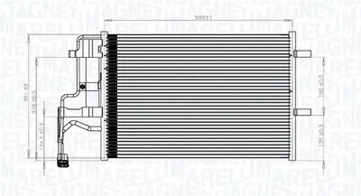 Condensator climatizare (cu uscator) potrivit MAZDA 3, 5 1.3-2.3 10.03-05.10