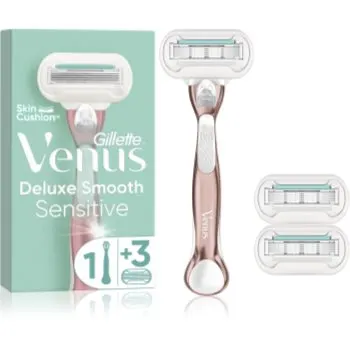 Gillette Venus Deluxe Smooth Sensitive Aparat de ras + rezervă lame