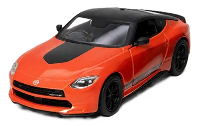 Mașinuță metalică Kinsmart Customized Edition - 2024 Nissan Fairlady Z, 1:36, portocaliu