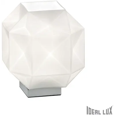 Veioza Diamond mica, 1 bec, dulie E27, D:200mm, H:230mm, Alb