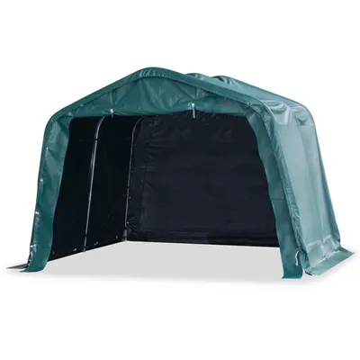 Gossi cort de animale detasabil verde inchis 3,3x3,2m pvc 550g/m2