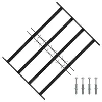 vidaXL Grilaj de securitate pentru feronerie 75.5 x 60 cm