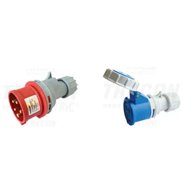 Pachet Fisa Industriala 400V 16A si Priza Industriala IP67 230V 16A - Conexiuni Trifazate si Monofazate cu Protectie Sporita