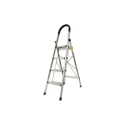 Scara aluminiu pliabila, 4 trepte antiderapante, inaltime 143cm, sarcina maxima 150Kg Crownman Cod: DISPN84