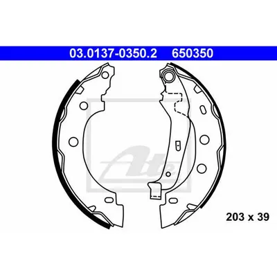 Set saboti frana ATE 03.0137-0350.2
