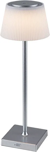 Lampă de masă LED Rabalux - Taena 76013, IP 44, 4 W, reglabilă, argintiu