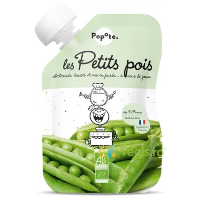 Piure cu 65% Mazare +4/6 Luni Ecologic/Bio 120g