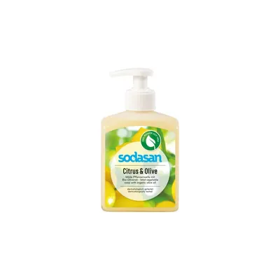 Sapun lichid cu citrice si masline ecologic 300ml Sodasan
