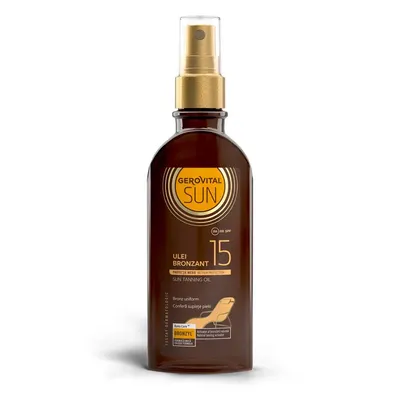 Gerovital Sun Ulei Bronzant SPF 15, 150 ml